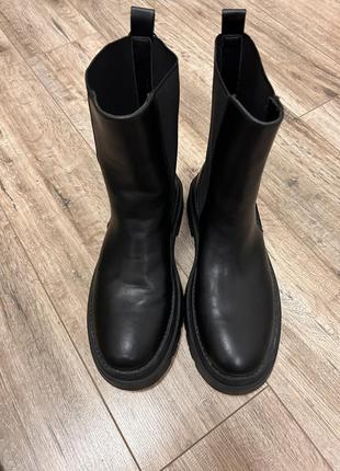 Ботинки из искусственной кожи