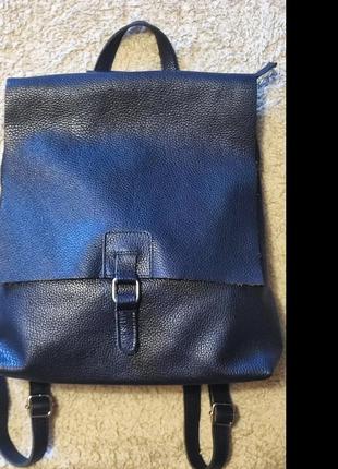 Итальянский кожаный рюкзак genuine leather charlie4 фото
