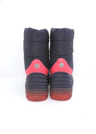Дитячі зимові чобітки з підсвіткою дутики сноубутси р. 266 фото