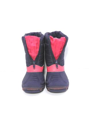 Дитячі зимові чобітки з підсвіткою дутики сноубутси р. 264 фото