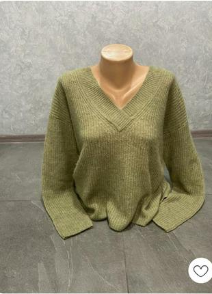 Пуловер/джемпер з вовною та альпакою3 фото