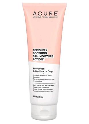 Seriously soothing, 24hr moisture lotion