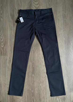 Джинси чіно emporio armani j06 slim fit cotton twill chino jeans in navy3 фото