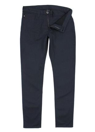 Джинси чіно emporio armani j06 slim fit cotton twill chino jeans in navy