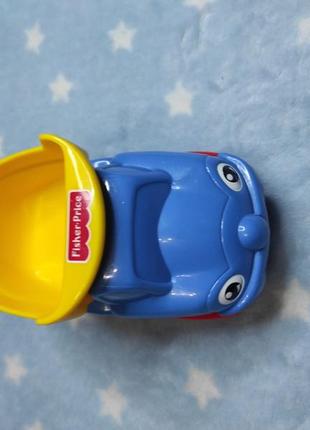 Пластикова синя машинка fisher price машинка fisher price4 фото