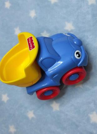 Пластикова синя машинка fisher price машинка fisher price3 фото