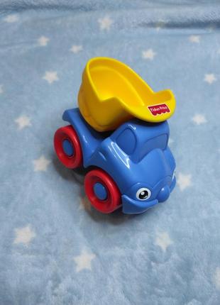 Пластикова синя машинка fisher price машинка fisher price