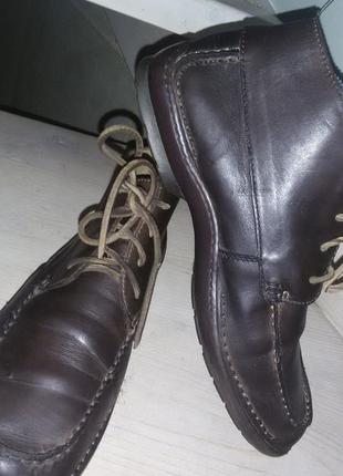 Классные кожаные ботинки timeberland размер 40 (26.2 см)1 фото