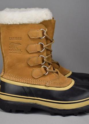 Sorel caribou waterproof термоботинки черевики чоботи снігоходи зимові. оригінал. 38-39 р./24.5 см.