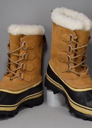 Sorel caribou waterproof термоботинки ботинки сапоги снегоходы зимние. оригинал. 38-39 р./24.5 см.3 фото