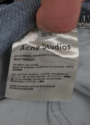 Скинни джинсы acne studies s-m размер акне студиес6 фото