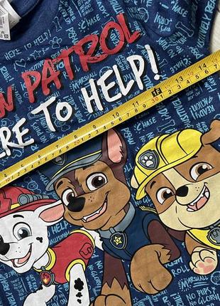 Кофта щенячий патруль реглан для хлопчика 4р paw patrol гонщик кофта синя4 фото