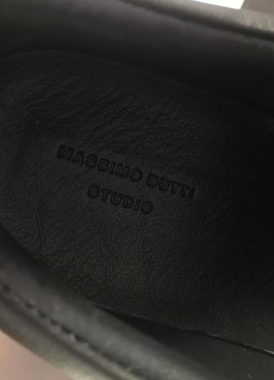 Кожаные кроссовки massimo dutti5 фото