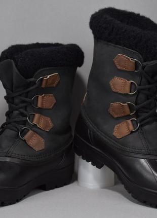 Sorel alpine waterproof термоботинки черевики чоботи снігоходи зимові канада оригінал 38-39 р/24.5см3 фото