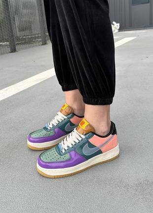 Кроссовки nike air force 1 low x undefeated разноцветные женские