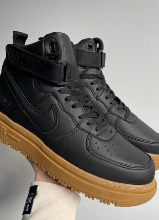 Кроссовки nike air force 1 gore-tex black\brown