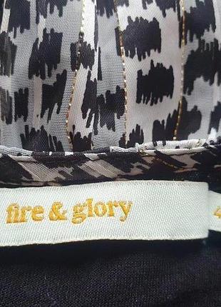 Міді сукня в принт fire&glory 5