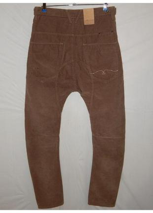 Вельветові джинси із заниженим кроковим швом mqt denim3 фото