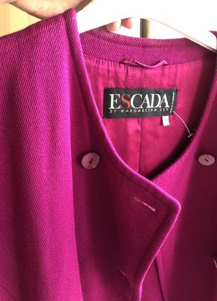 Escada піджак жакет вінтаж вовна вінтажний піджак