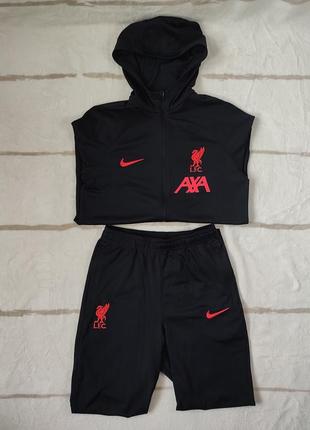 Ліверпуль l.f.c. nike dri-fit спортивний костюм, 158-170 см (xl)1 фото