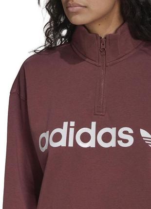 Свитшот adidas адидас спортивная кофта 1/4 зп худи2 фото