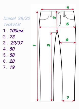 Оригінал італія джинси -diesel- thavar wash 0667i _stretch slim-skinny w38_l32 made in italy 70€10 фото