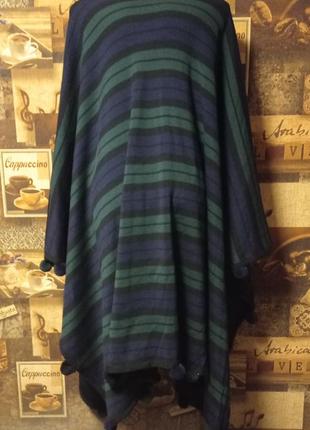 Люксбендовое винтажное пончо-пальто escada,100% шерсть,с.немечественка4 фото