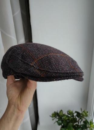 Шерстяна кепка жиганка хулиганка кашкет картуз united kingdom 53-54 kangol stetson harris tweed4 фото