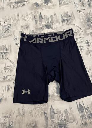 Under armour чоловічі компресійні шорти-велосипедки для занять спортом2 фото