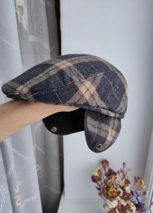 Кепка жиганка з наушниками кашкет картуз хулиганка восьмиклинка 56 burberry barbour stetson