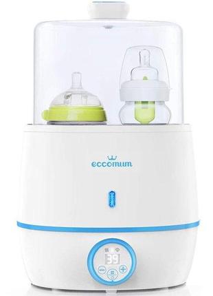 Eccomum подвійний підігрівач дитячих пляшечок швидке підігрівання дитячого харчування стерилізатор із рк-дисплеєм1 фото