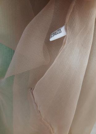 Невесомый воздушный шелковый шарф 100% шелк9 фото