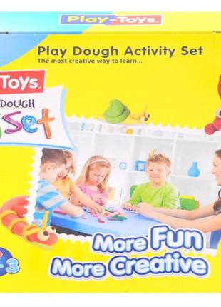 Набір для творчості play-toys 42188 bigset play dough: маса тісто для ліплення інструменти