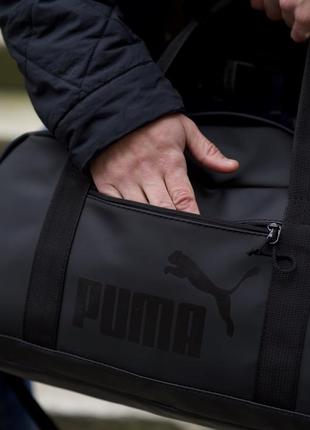 Дорожня спортивна сумка з екошкіри puma3 фото