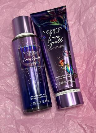 Спрей victoria’s secret love spell candied1 фото