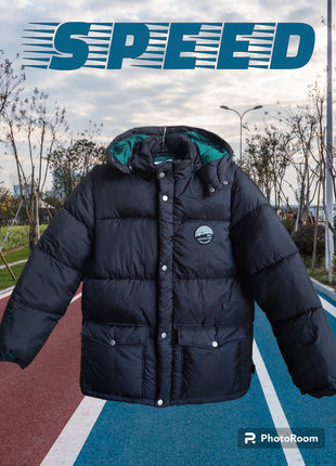 Утеплена стьобана куртка з водовідштовхувальної вітрозахисної тканини технологія thermolite® від h&m6 фото