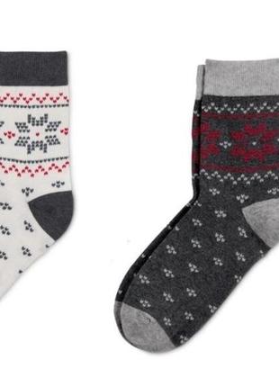 2 пари якісні зручні жіночі бавовняні шкарпетки, носки від tcm tchibo (чібо), німеччина, р. 35-38