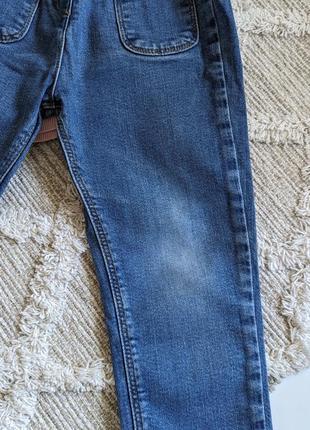 Джинсы джинсовые брюки на 4-5 года 104-110 см на девочку3 фото