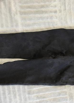 Штани чорні джегінси на дівчинку 4-5р і світшот з комірцем3 фото