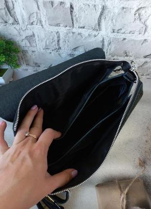 Женская кожаная сумка клатч кожаный женский8 фото