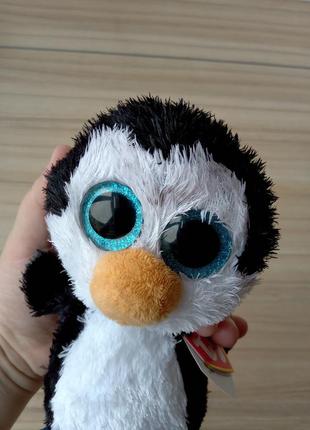 Мягкая игрушка бини бус "пингвин" tty5 фото
