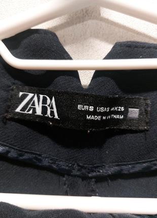 Брюки с высокой посадкой и рельефными строчками zara10 фото