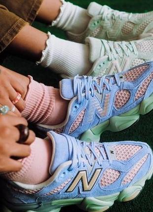 Кросівки new balance 9060 the whitaker group missing pieces daydream blue1 фото