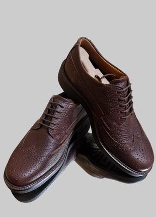 Оригінал. туфлі ecco metropole london men's formal shoe 52561401072 нат.шкіра р.43.4 фото