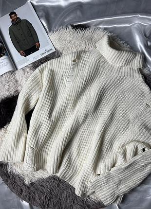 Світер крупною вʼязкою