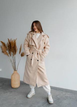 Невероятно стильное женское пальто
