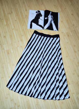 Opus плиссированная юбка в полоску