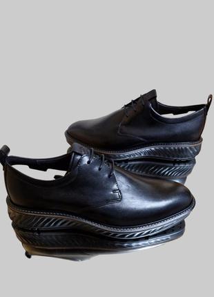 Оригинальный. туфли ecco shoes st1 hybrid black mens shoes elegant loafers 83640401001 нат.кожа р.44.5 фото