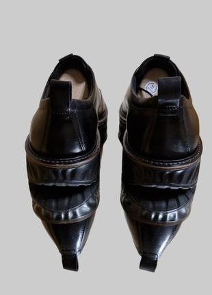 Оригинальный. туфли ecco shoes st1 hybrid black mens shoes elegant loafers 83640401001 нат.кожа р.44.6 фото