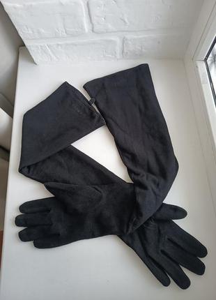 Високі рукавиці натуральна замша розпродаж схожі на prada2 фото